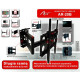 Uchwyt LCD AR-20B 32-65 cali 45kg pion/poziom