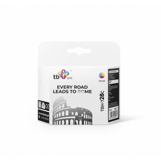 Tusz do HP Nr 28 - C8728A TBH-728C Kolor ref. Tusz do HP Nr 28 - C8728A TBH-728C Kolor ref.