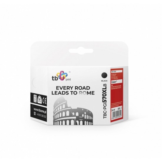 Tusz do Canon PGI-570XL TBC-PGI570XLB BK 100% nowy