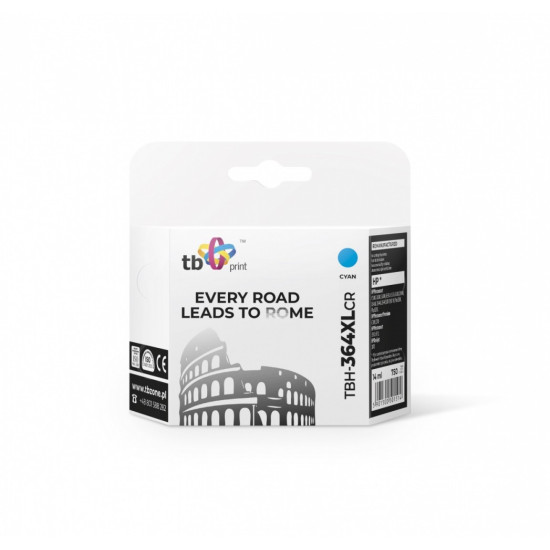 Tusz do HP PS B8550 TBH-364XLCR CY ref.