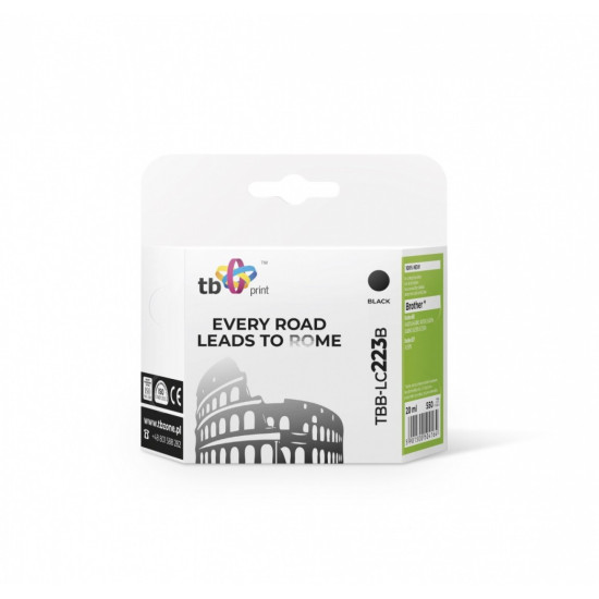 Tusz do Brother LC223 Black  TBB-LC223B