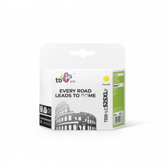 Tusz do Brother LC529/539  TBB-LC525XLY YE