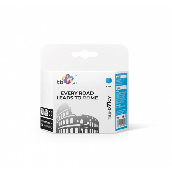 Tusz do Epson T071240 TBE-D71CY CY 100% nowy