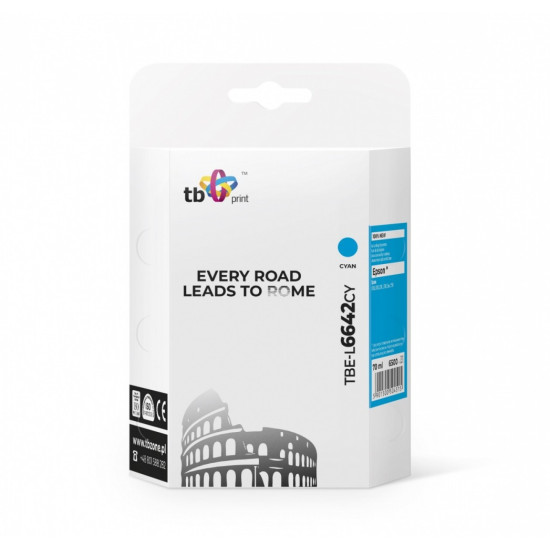 Tusz do Epson L100/110/200/210/3xx/550 TBE-L6642CY CY