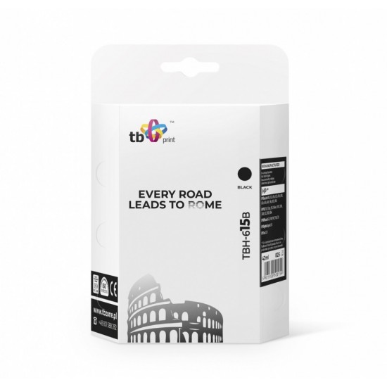 Tusz do HP Nr 15 - C6615DE TBH-615B BK ref. Tusz do HP Nr 15 - C6615DE TBH-615B BK ref.