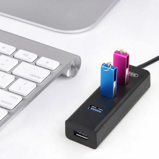 Hub 4x USB 3.0; BC1,2; CZARNY 