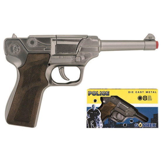 Pistolet policyjny GONHER 124/0 metalowy 