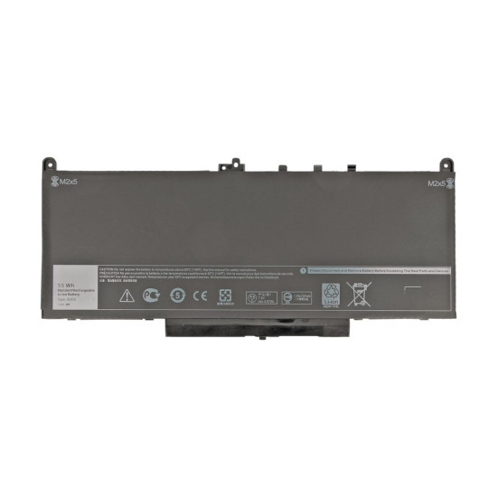 Bateria do Dell Latitude E7270, E7470 7200 mAh (55 Wh) 7.4 - 7.6 Volt