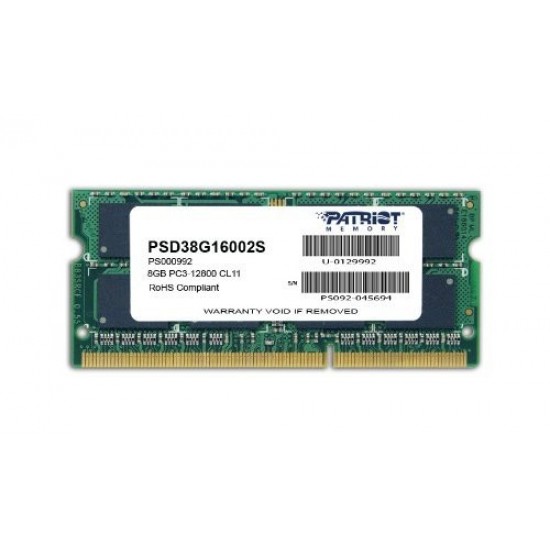 Pamięć Ultrabook DDR3 SODIMM 8GB 1600GHz 