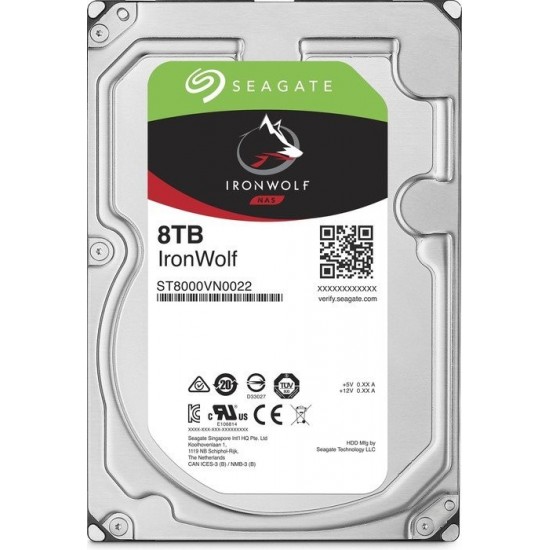 Dysk IronWolf 8TB 3,5 256MB ST8000VN004