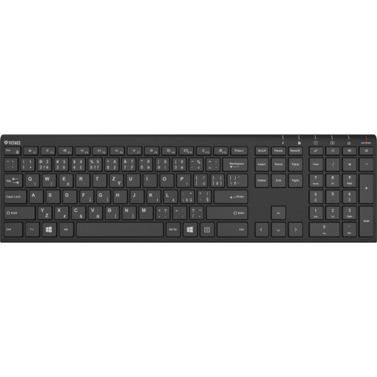 Klawiatura bezprzewodowa SLIM YKB 2000 CSBK akumulator Klawiatura bezprzewodowa SLIM YKB 2000 CSBK akumulator