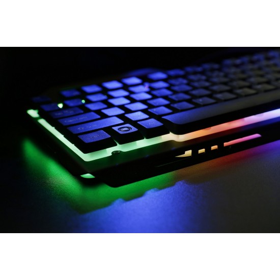 Klawiatura YKB 3200 SHADOW metalowa, podświetlenie LED