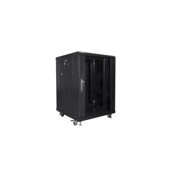 Szafa stojąca 19cali 15U 600X600mm czarna