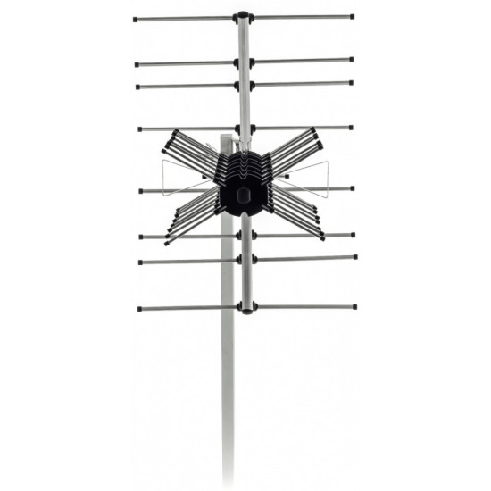 Antena zewnętrzna SDA 611 DVB-T2/T Zysk 12dB,Imp 75OHm, 4G LTE