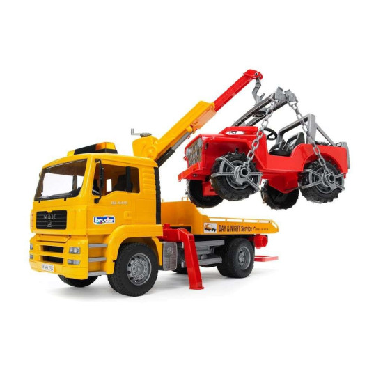  Pomoc drogowa z Jeepem MAN TGA