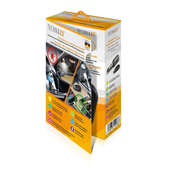 Alarm samochodowy z ładowarką USB 2 porty TX-100