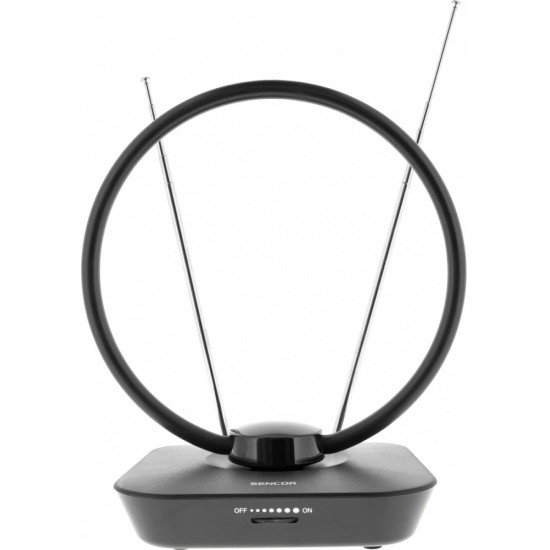 Antena wewnetrzna SDA 102 DVB-T2/T Zysk 20db,Imp 75 OHM,4G LTE 