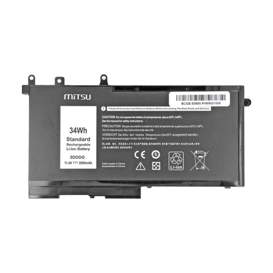 Bateria do Dell Latitude E5280, E5580 (3000 mAh 34 Wh 11.4 Volt)