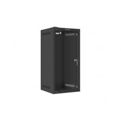 Szafa wisząca 10' 12U 280x310 czarna FLAT PACK 