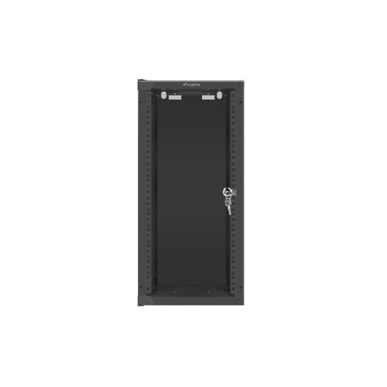 Szafa wisząca 10' 12U 280x310 czarna FLAT PACK 