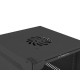 Szafa wisząca 10' 12U 280x310 czarna FLAT PACK 