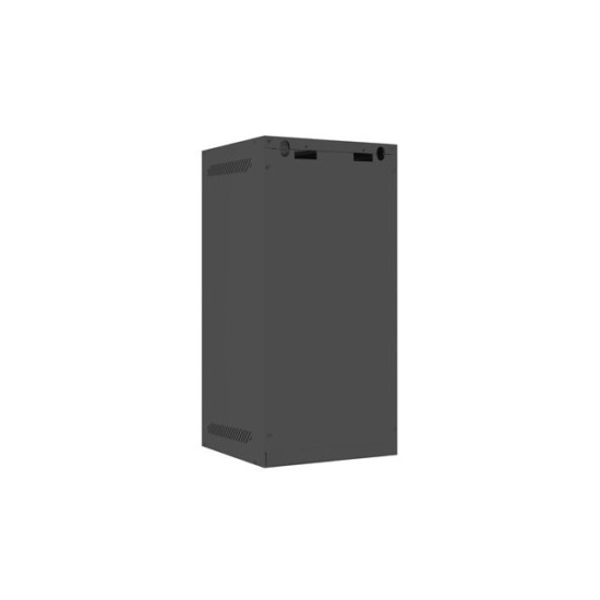 Szafa wisząca 10' 12U 280x310 czarna FLAT PACK 