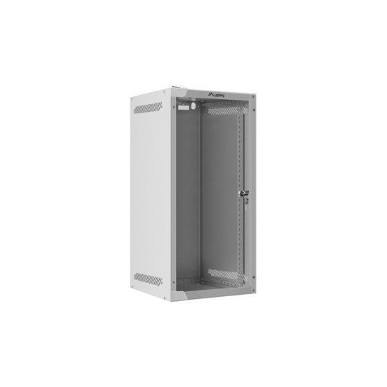 Szafa wisząca 10' 12U 280x310 szara FLAT PACK 
