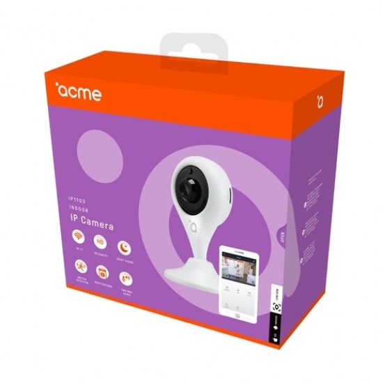 Kamera IP bezprzewodowa 720p biała IP1103 Kamera IP bezprzewodowa 720p biała IP1103