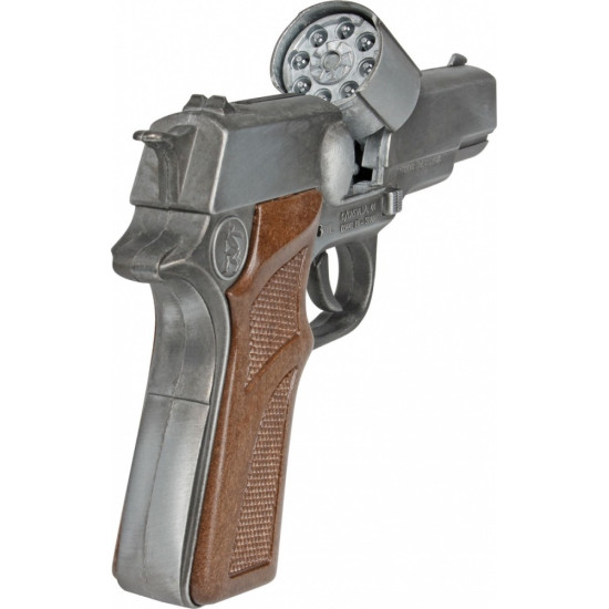 Metalowy pistolet policyjny
