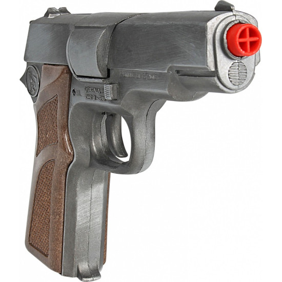 Metalowy pistolet policyjny