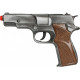 Metalowy pistolet policyjny