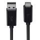 Kabel USB-C do USB A 3.1 1m czarny