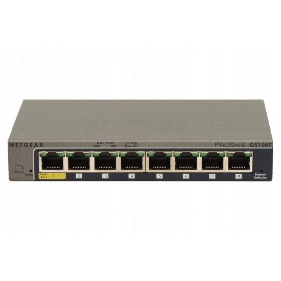 Przełącznik Smart GS108T 8x1Gb Przełącznik Smart GS108T 8x1Gb