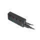 Hub USB 4 porty Mantis 2 USB 3.0 z włącznikiem + zasilacz 