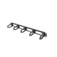 Organizer kabli do szaf 19 cali 1U Typ B czarny AK-1205-B 