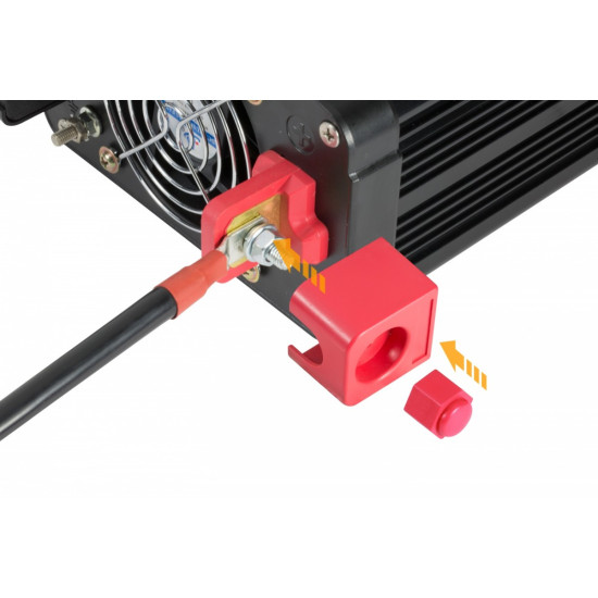 TE16 Przetwornica (falownik) o mocy ciągłej 1.200W (2x VAC 230V / 2x USB) 