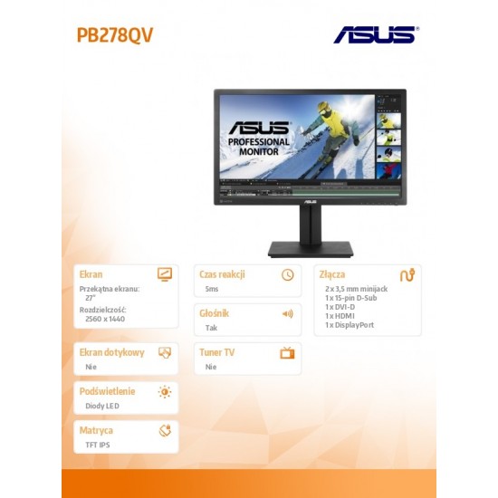 Monitor PB278QV 27cali