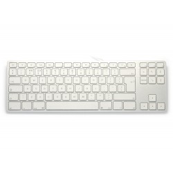 Klawiatura aluminiowa Mac Tenkeyless Srebrna