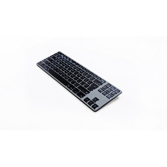Klawiatura aluminiowa Mac Tenkeyless RGB Space Szara