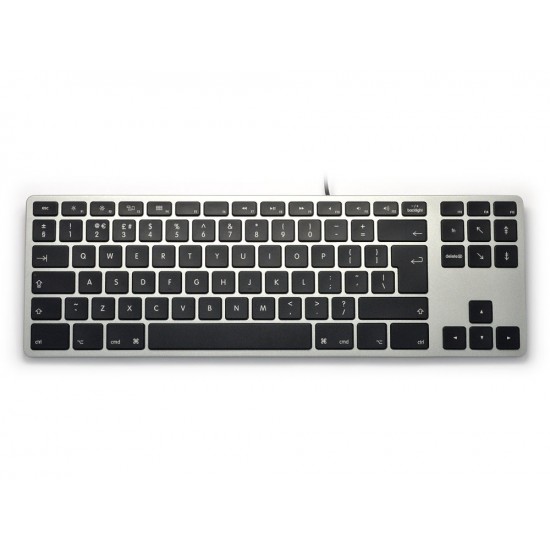 Klawiatura aluminiowa Mac Tenkeyless RGB Space Szara