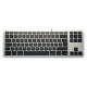 Klawiatura aluminiowa Mac Tenkeyless RGB Space Szara