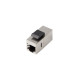 Łącznik keystone gniazdo RJ45 - RJ45 FTP kat.6 do puszki montażowej złączka sieciowa 