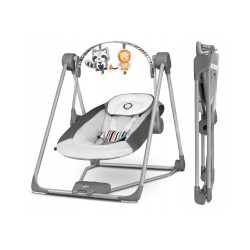 Leżaczek Otto Cozy szary 