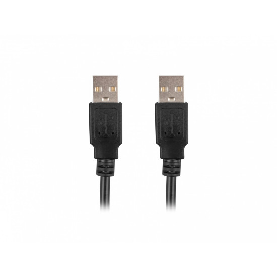 Kabel USB-A M/M 2.0 1.8m Czarny 