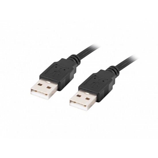 Kabel USB-A M/M 2.0 1.8m Czarny 