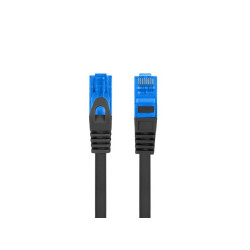 Patchcord kat.6a S/FTP CCA 1.0m Czarny 