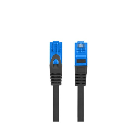 Patchcord kat.6a S/FTP CCA 0.5m Czarny 