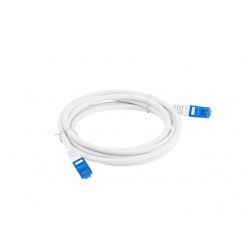 Patchcord kat.6a S/FTP CCA 3.0m Biały 