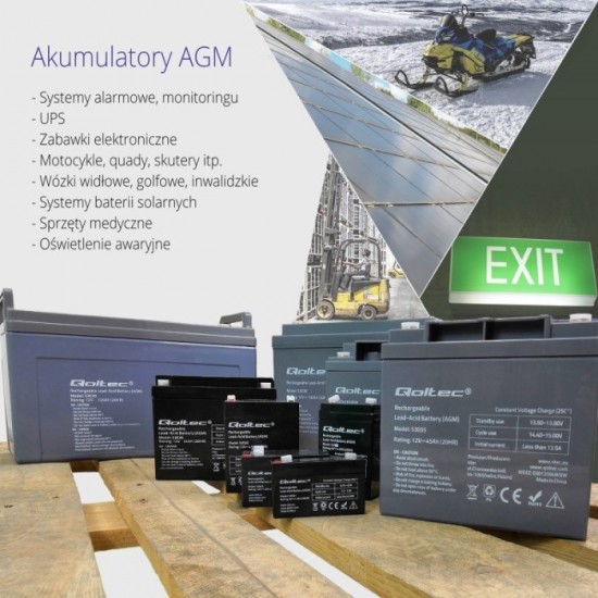 Akumulator AGM 12V | 12Ah 