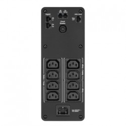 BR1600SI UPS Back ProBR1600VA/960W 6xC13, AVR,LCD, Ładowarka USB A/C Czysta sinusoida przy pracy bateryjnej